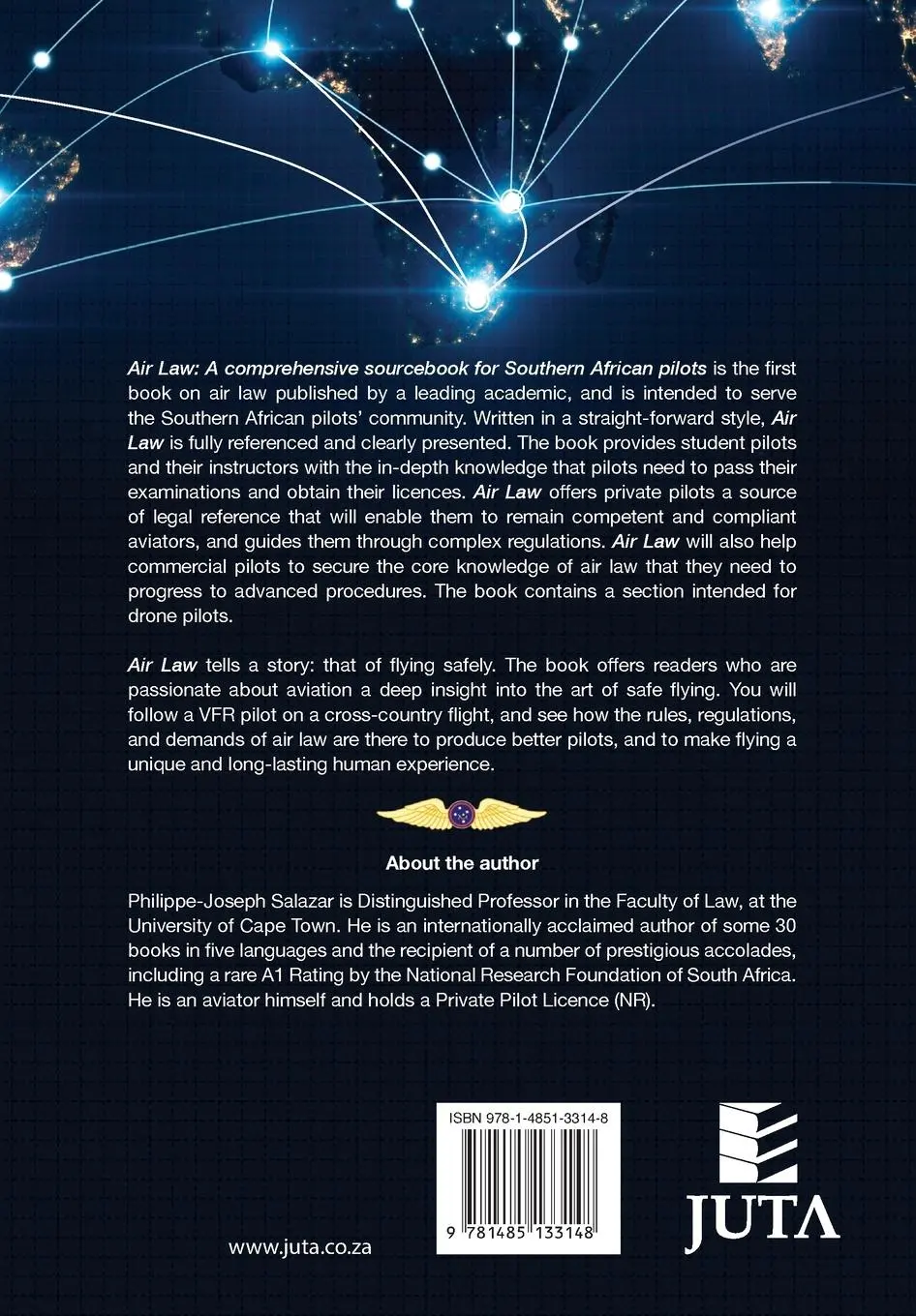 Rückseite: 9781485133148 | Air Law | A comprehensive sourcebook for Southern African Pilots