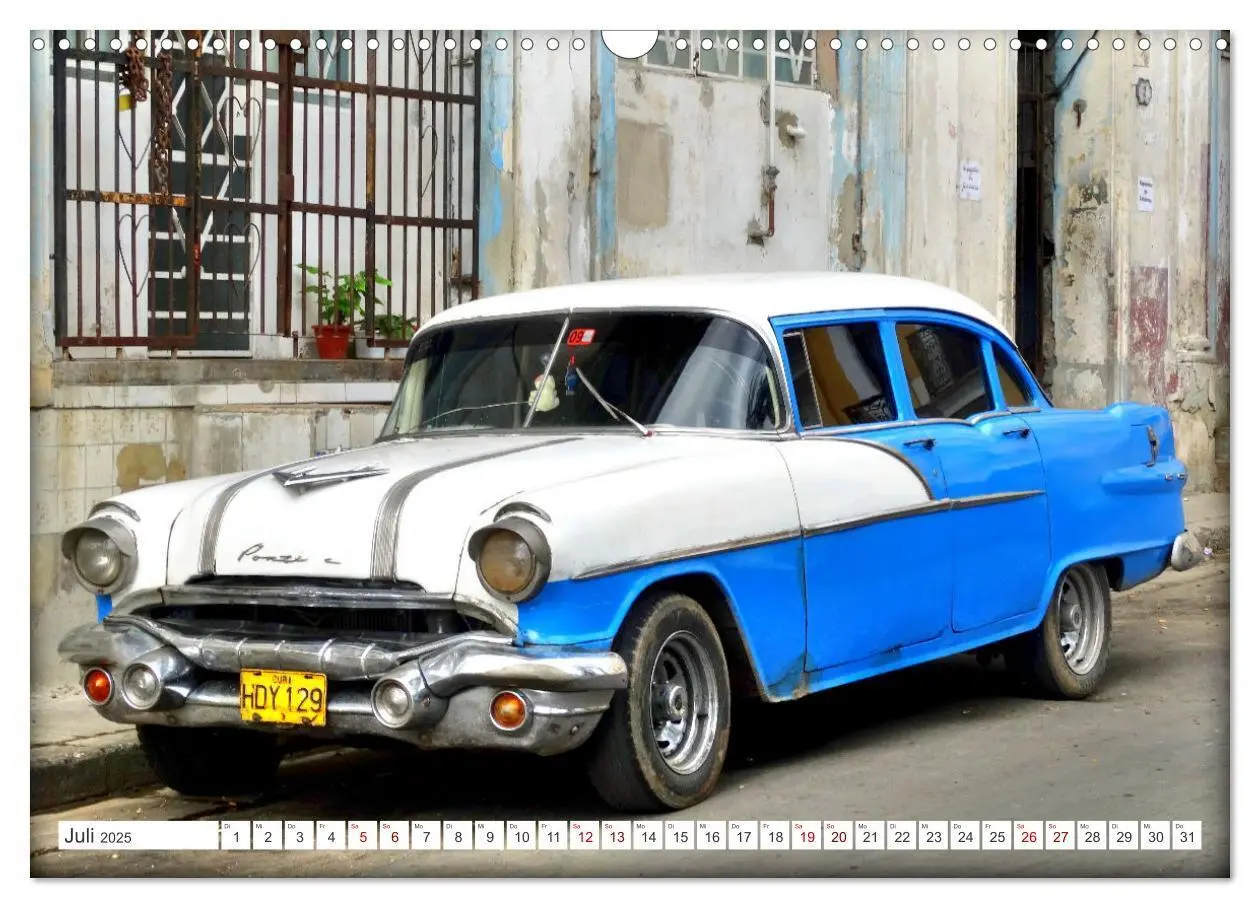 Bild: 9783435123148 | PONTIAC '55 (Wandkalender 2025 DIN A3 quer), CALVENDO Monatskalender