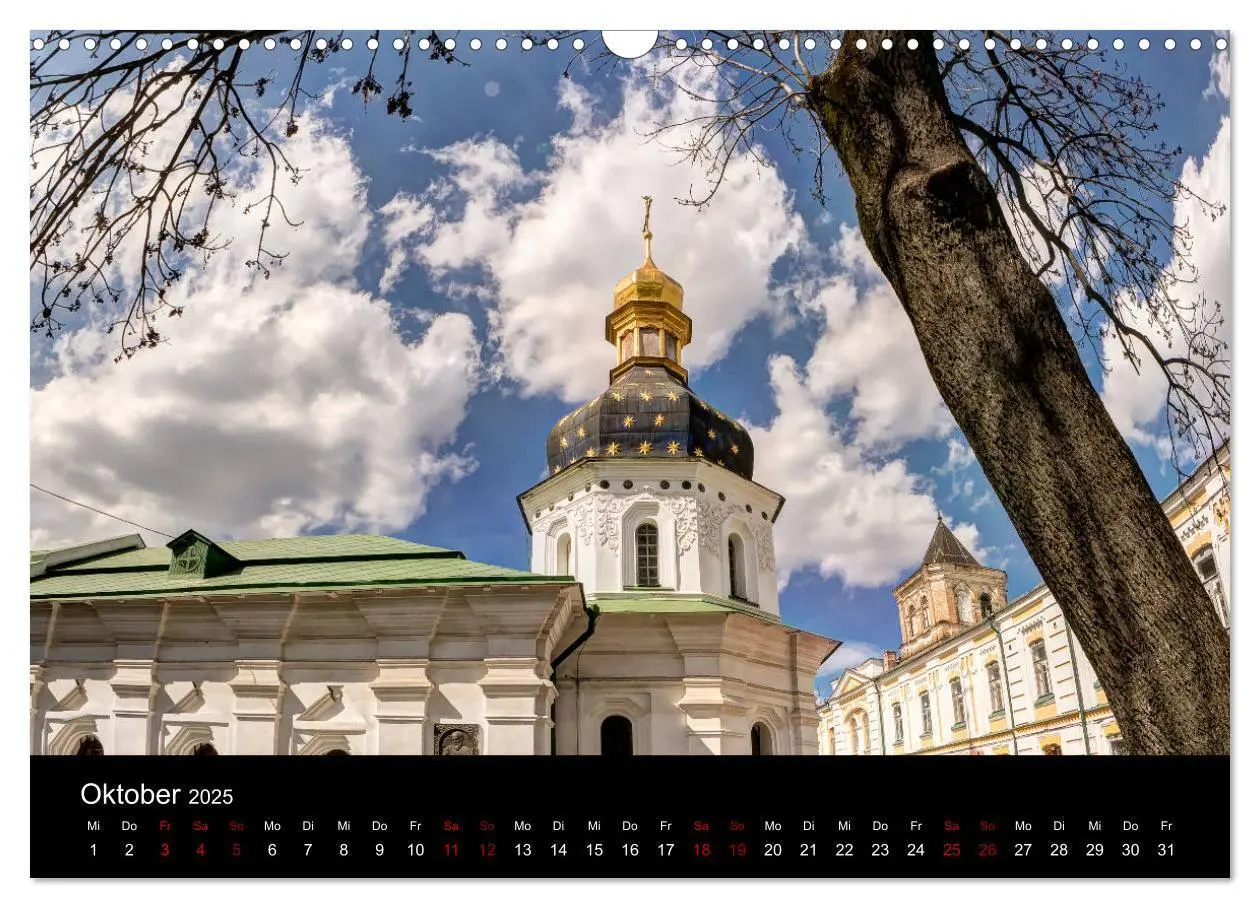 Bild: 9783435433148 | Unterwegs in Kiew (Wandkalender 2025 DIN A3 quer), CALVENDO...