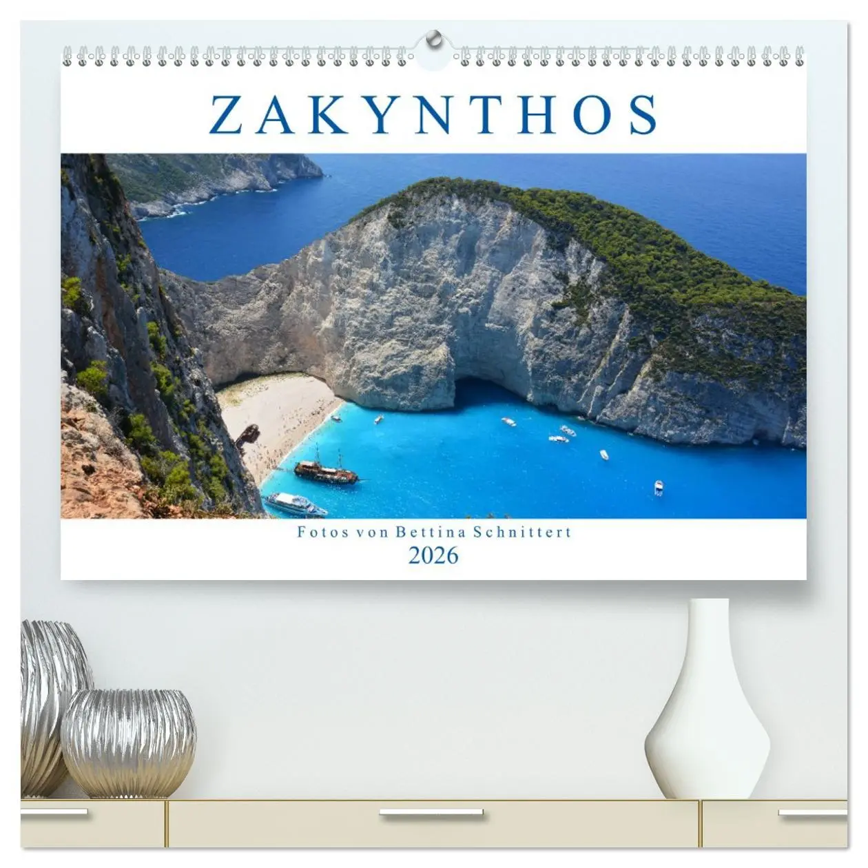 Cover: 9783457763148 | Zakynthos 2026 (hochwertiger Premium Wandkalender 2026 DIN A2...