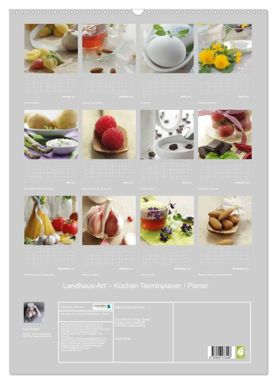 Bild: 9783516473148 | Landhaus-Art - Küchen Terminplaner / Planer (Wandkalender 2026 DIN...