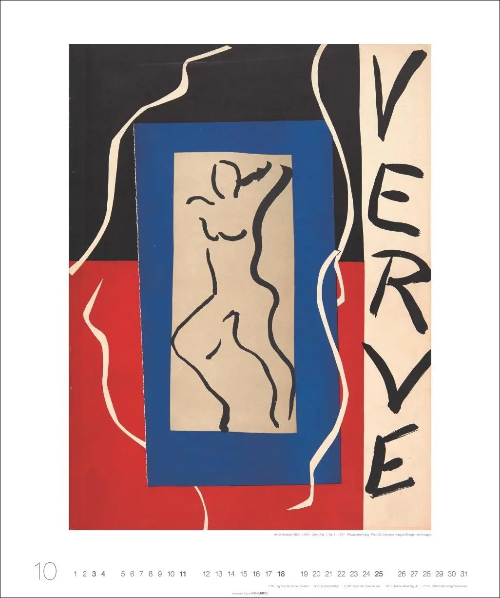 Bild: 9783839903148 | Henri Matisse Edition Kalender 2026 | Henri Matisse | Kalender | 14 S.