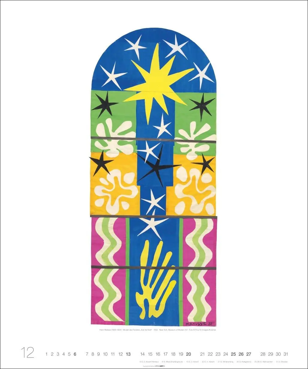 Bild: 9783839903148 | Henri Matisse Edition Kalender 2026 | Henri Matisse | Kalender | 14 S.