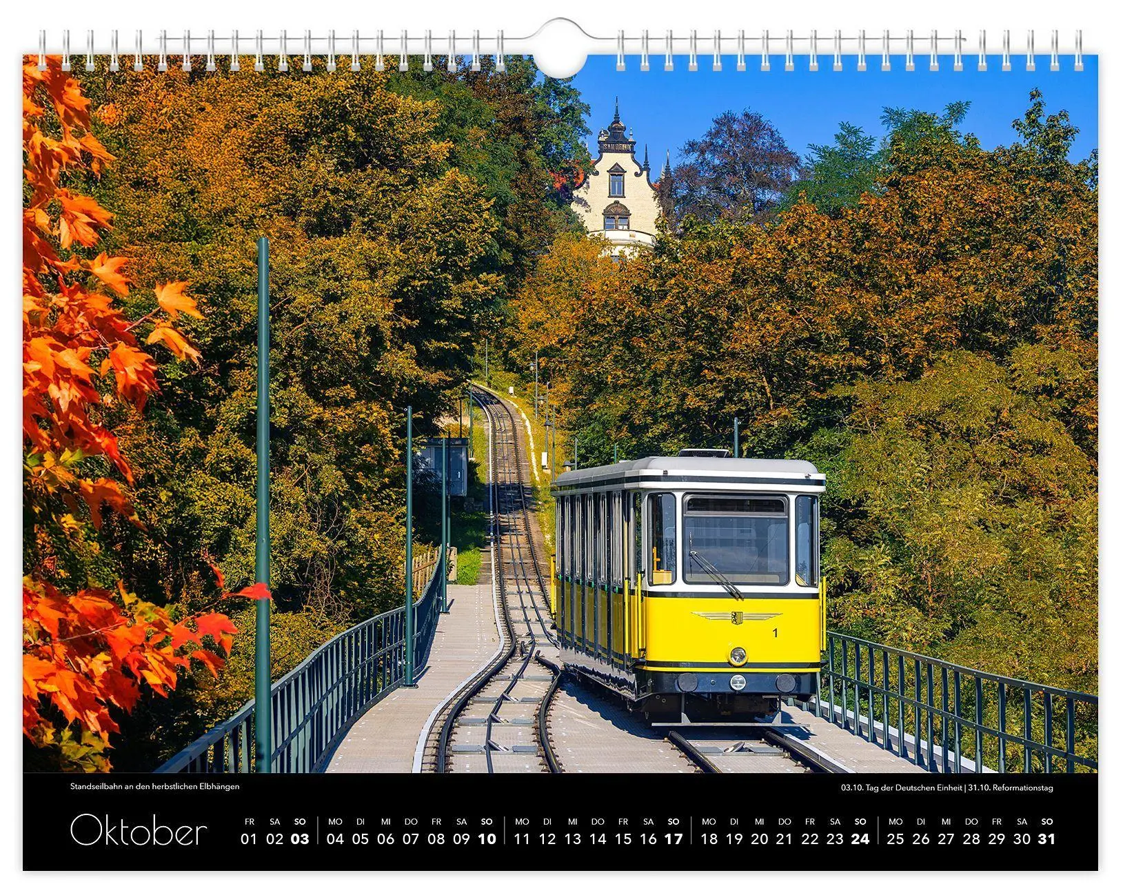 Bild: 9783912303148 | Kalender Dresden Elbflorenz 2027 | 40 x 30 cm schwarzes Kalendarium