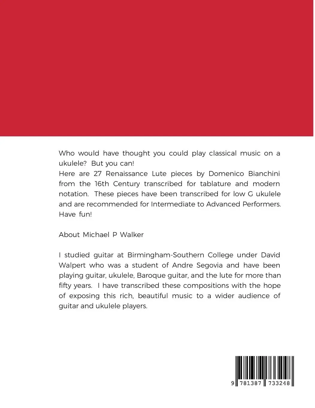 Rückseite: 9781387733248 | Domenico Bianchini | Michael Walker | Taschenbuch | Englisch | 2022