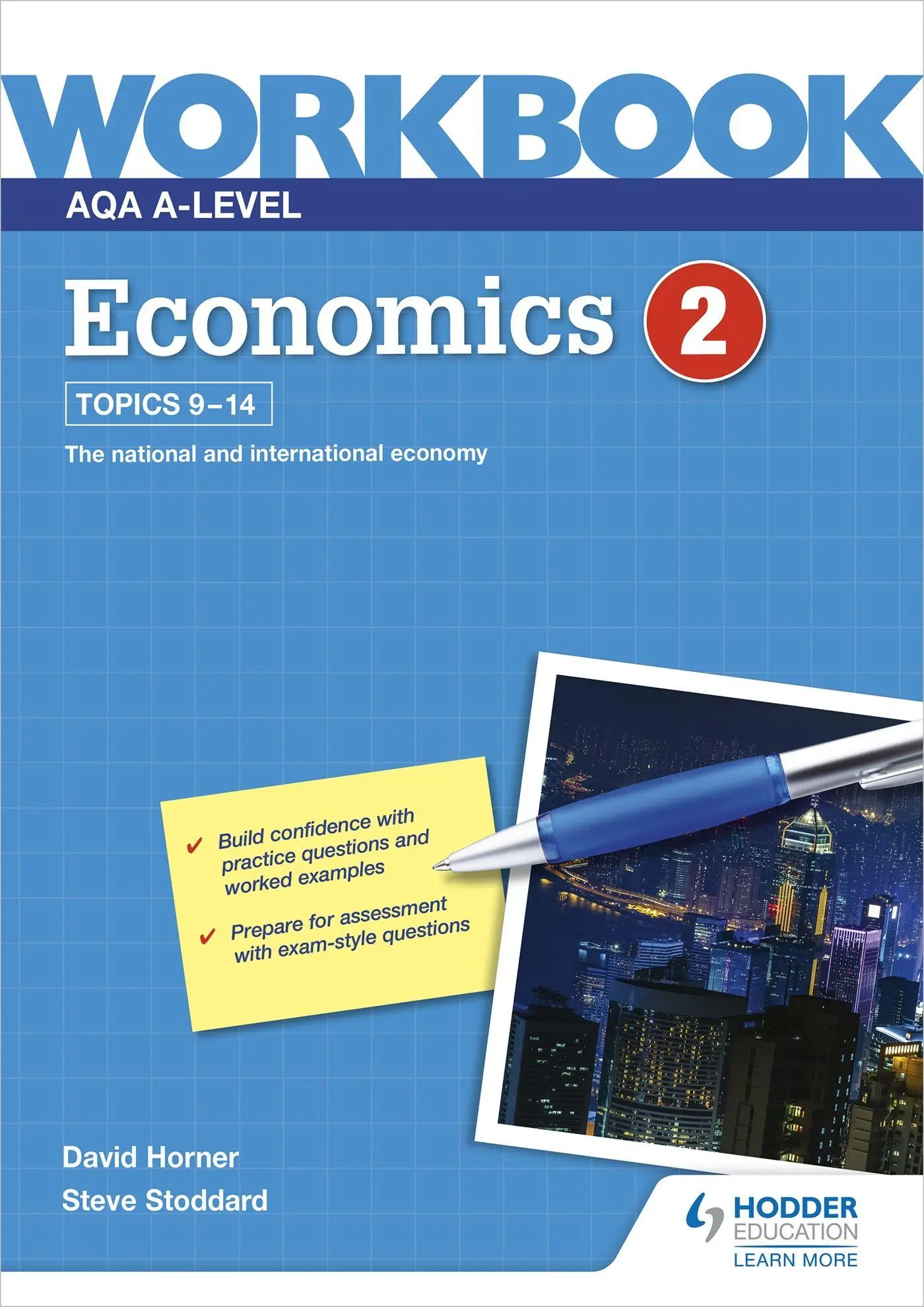 Cover: 9781510483248 | AQA A-Level Economics Workbook 2 | David Horner (u. a.) | Taschenbuch