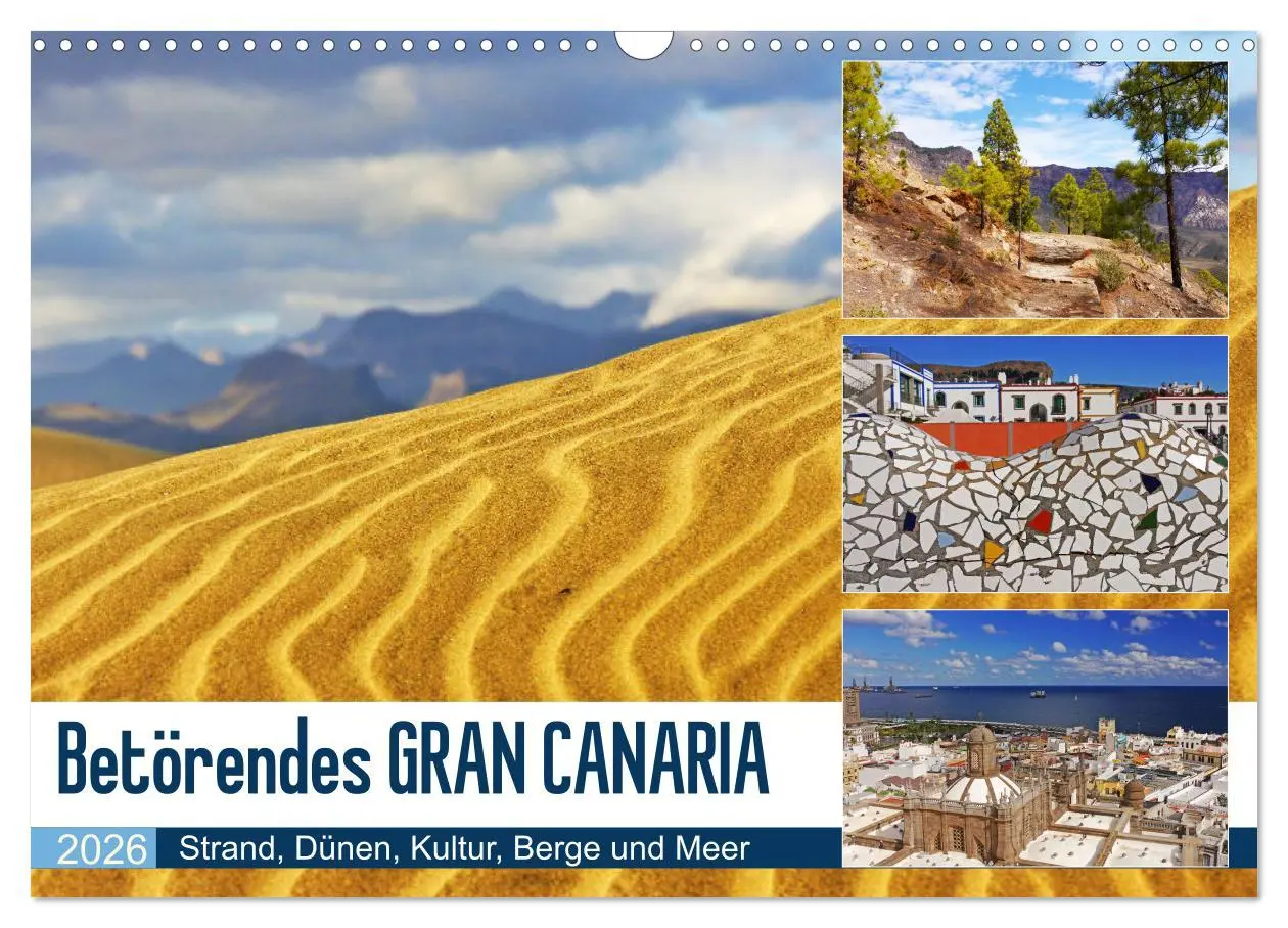 Cover: 9783457823248 | Betörendes Gran Canaria (Wandkalender 2026 DIN A3 quer), CALVENDO...