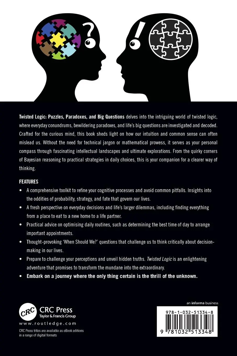 Rückseite: 9781032513348 | Twisted Logic | Puzzles, Paradoxes, and Big Questions | Williams
