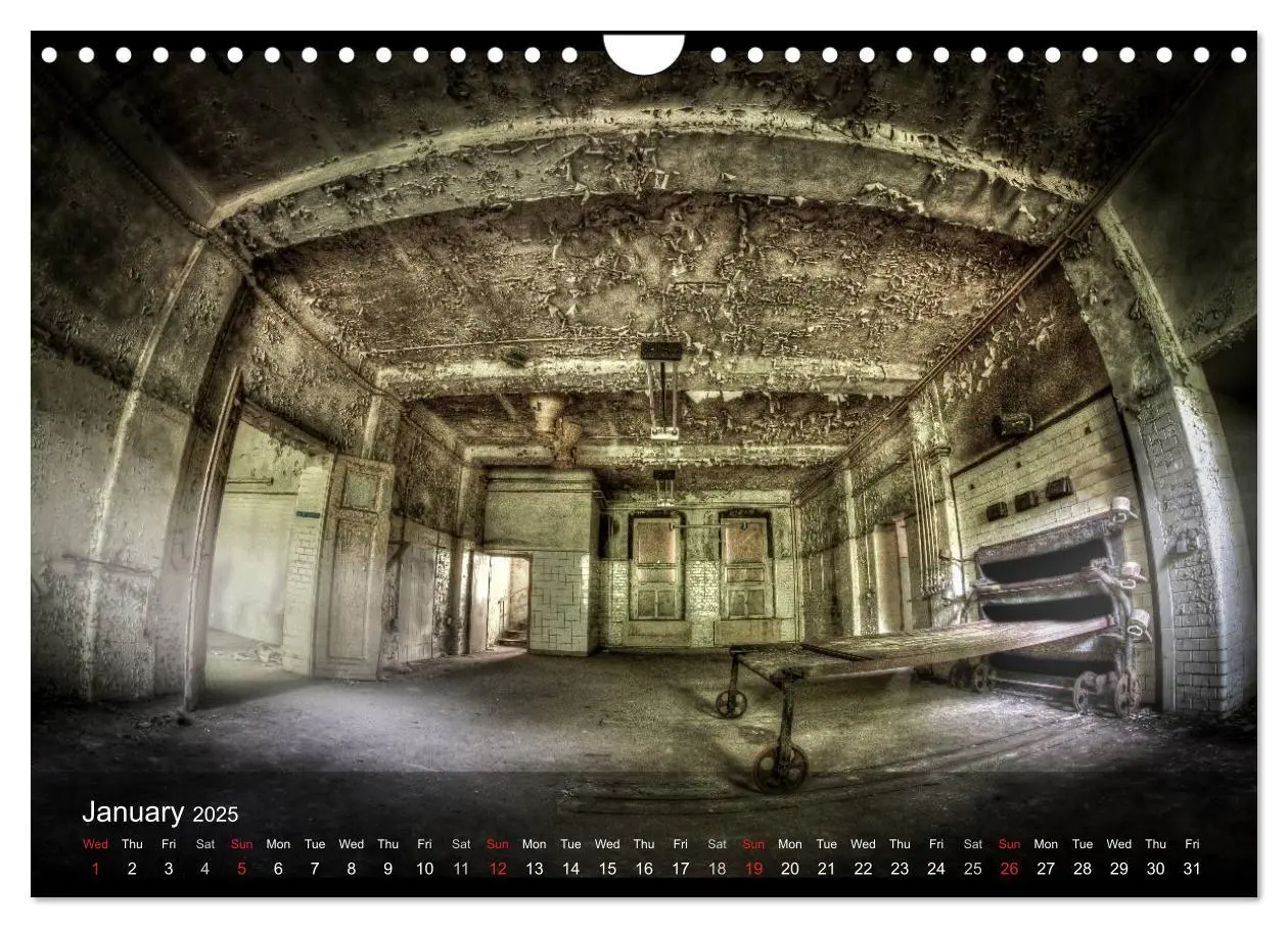 Bild: 9781325963348 | Lost Places HDR Beelitz II (Wall Calendar 2025 DIN A4 landscape),...