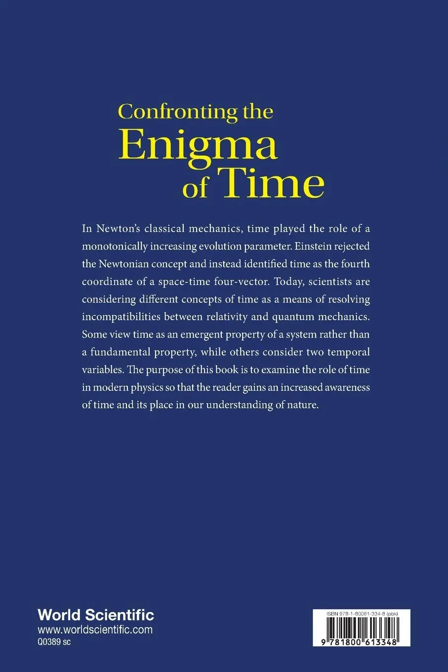 Rückseite: 9781800613348 | Confronting the Enigma of Time | John R Fanchi | Taschenbuch | 2023