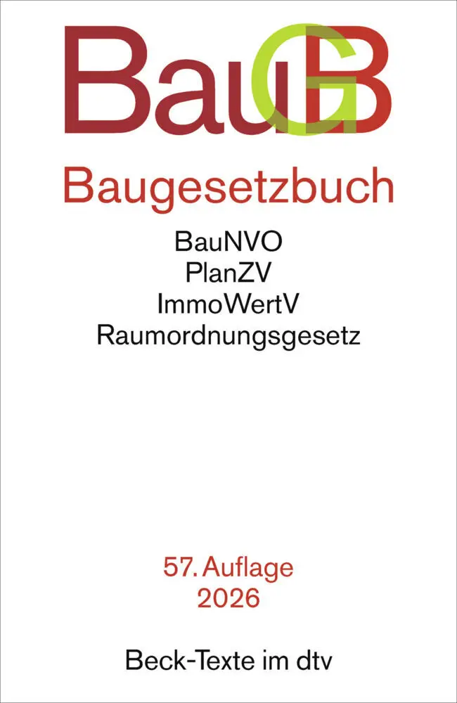 Cover: 9783423533348 | Baugesetzbuch. BauGB | Taschenbuch | Beck-Texte im dtv | 557 S. | 2025