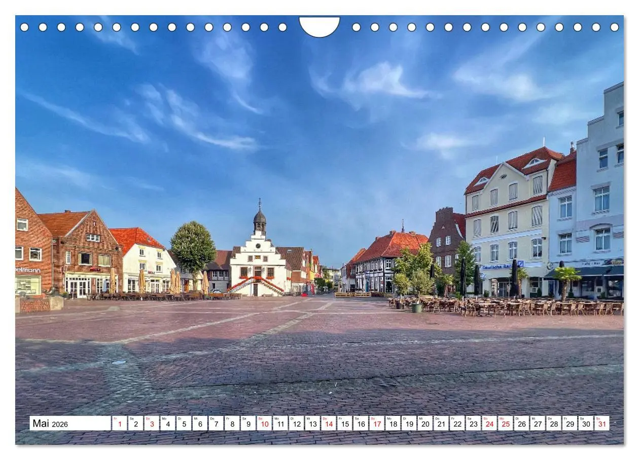 Bild: 9783457363348 | Lingen Ems (Wandkalender 2026 DIN A4 quer), CALVENDO Monatskalender