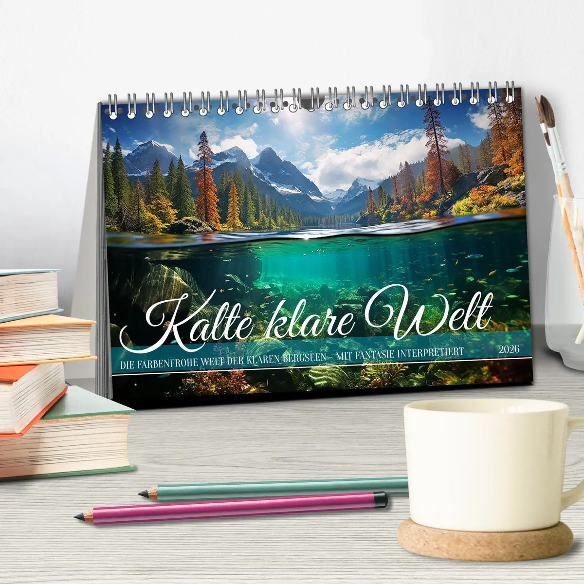 Bild: 9783457503348 | Kalte klare Welt (Tischkalender 2026 DIN A5 quer), CALVENDO...