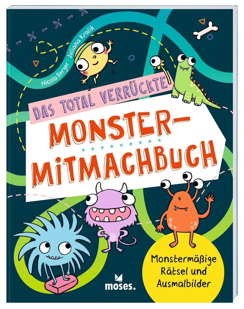 Cover: 9783964553348 | Das total verrückte Monster-Mitmachbuch | Nicola Berger | Taschenbuch