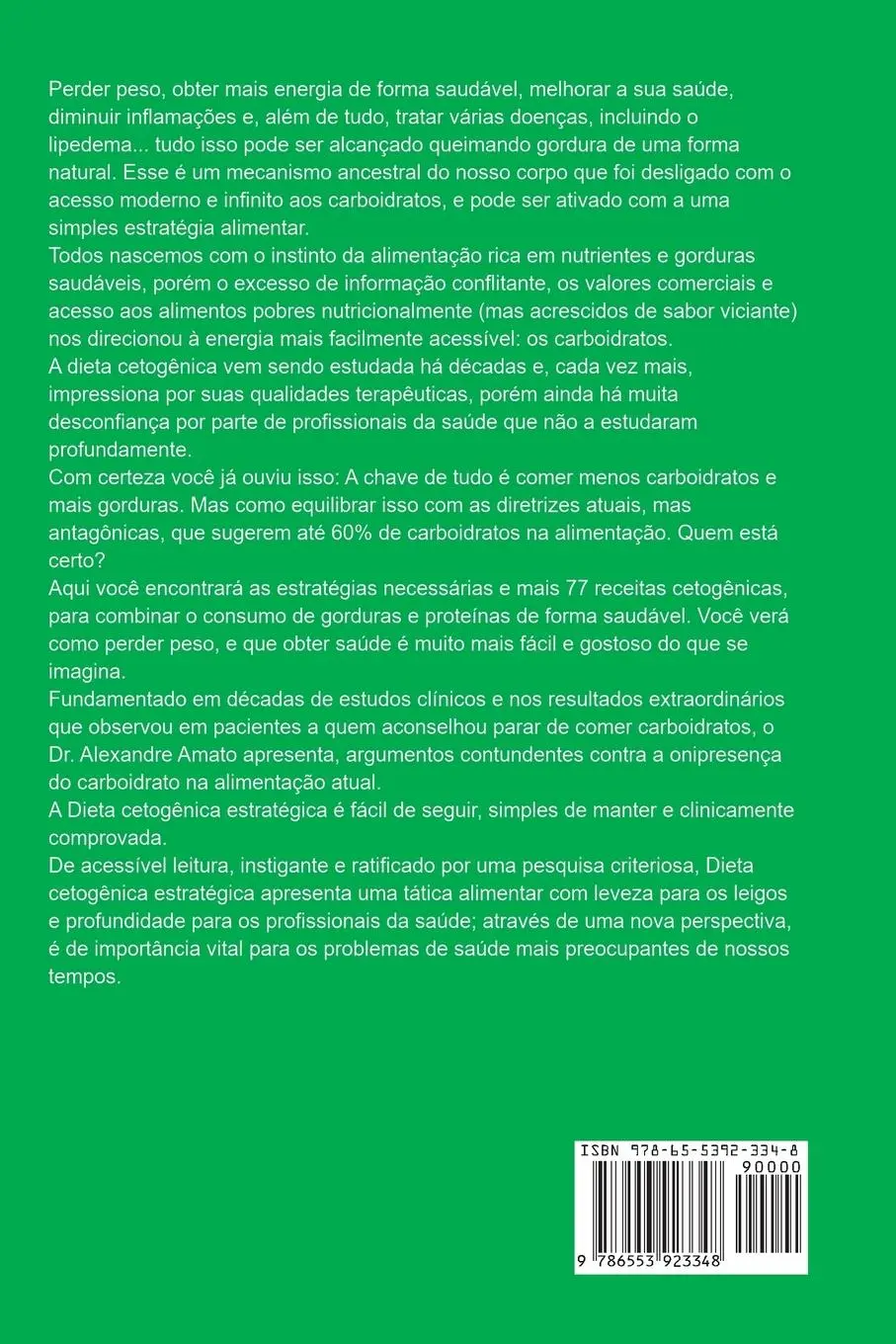 Rückseite: 9786553923348 | A Dieta Cetogênica Estratégica | Amato Alexandre | Taschenbuch | 2022