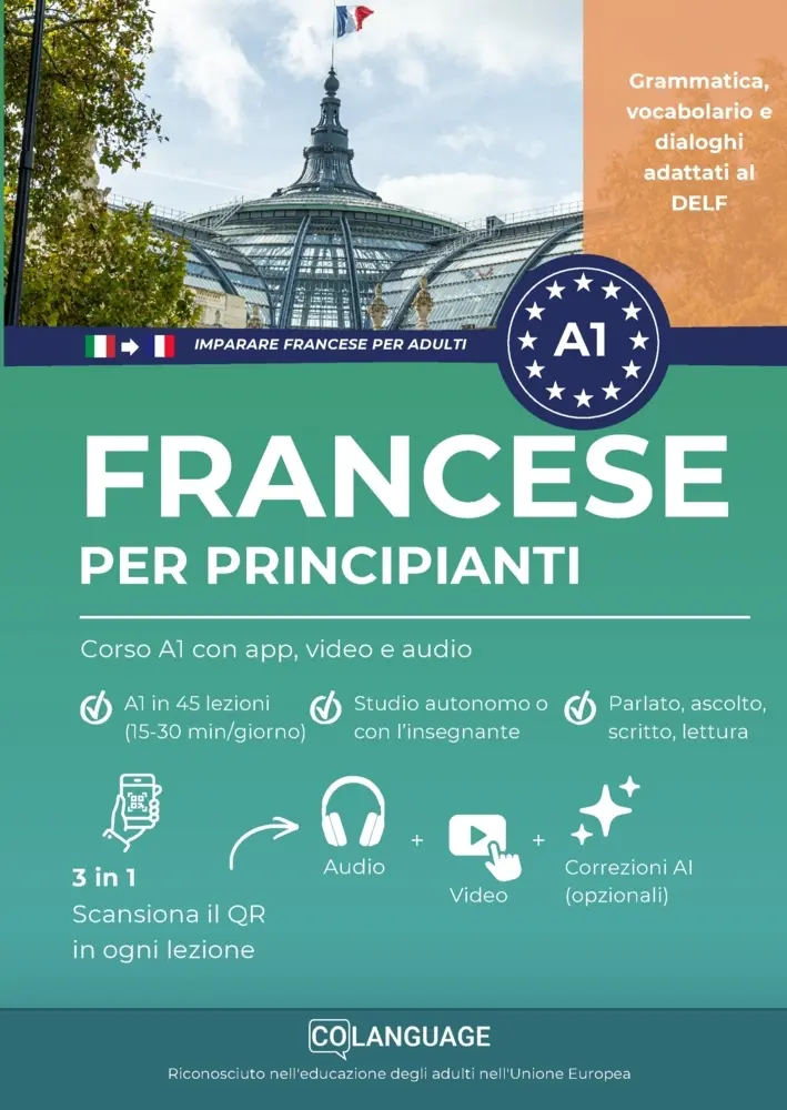 Cover: 9791388253348 | Imparare il francese per principianti: corso A1 con app, video e audio