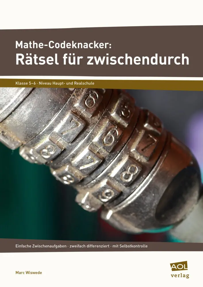 Cover: 9783403103448 | Mathe-Codeknacker: Rätsel für zwischendurch 5/6 | Marc Wiswede | 47 S.