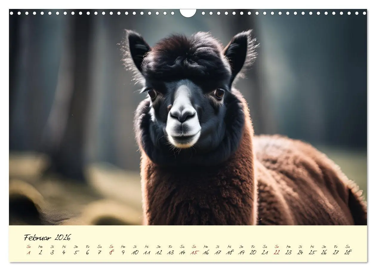 Bild: 9783457353448 | Alpakas, die sanften Andenbewohner (Wandkalender 2026 DIN A3 quer),...