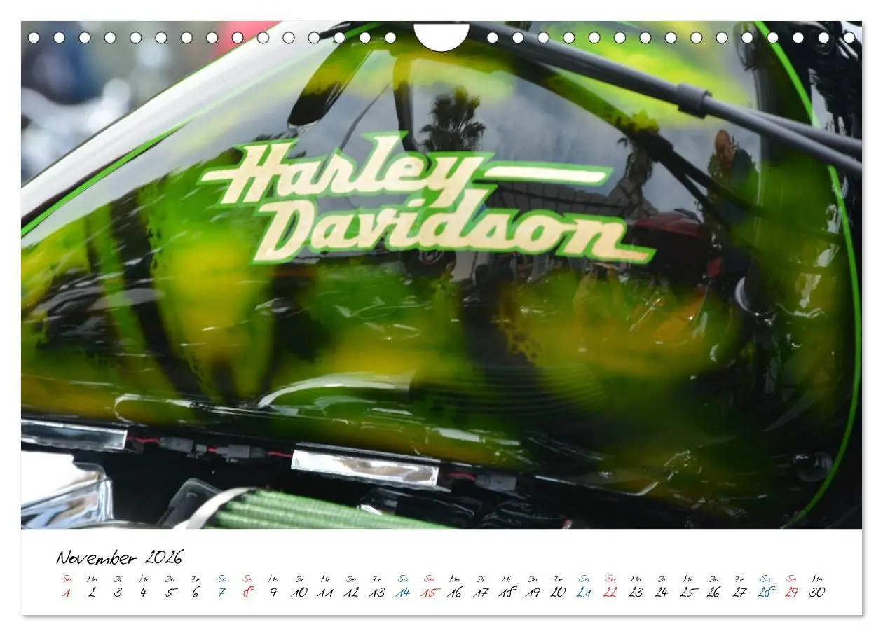Bild: 9783457973448 | Harley Davidson - Details einer Legende (Wandkalender 2026 DIN A4...