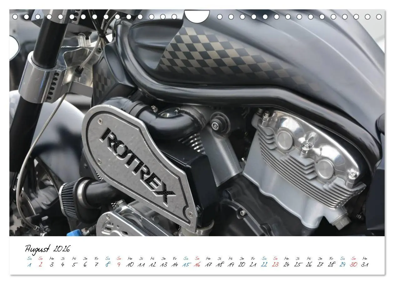 Bild: 9783457973448 | Harley Davidson - Details einer Legende (Wandkalender 2026 DIN A4...