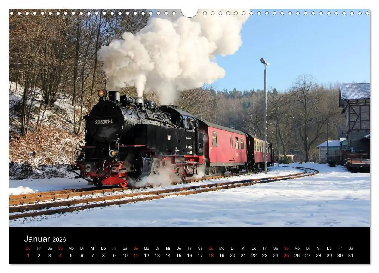 Bild: 9783516203448 | Dampfbahnromantik auf schmaler Spur (Wandkalender 2026 DIN A3...