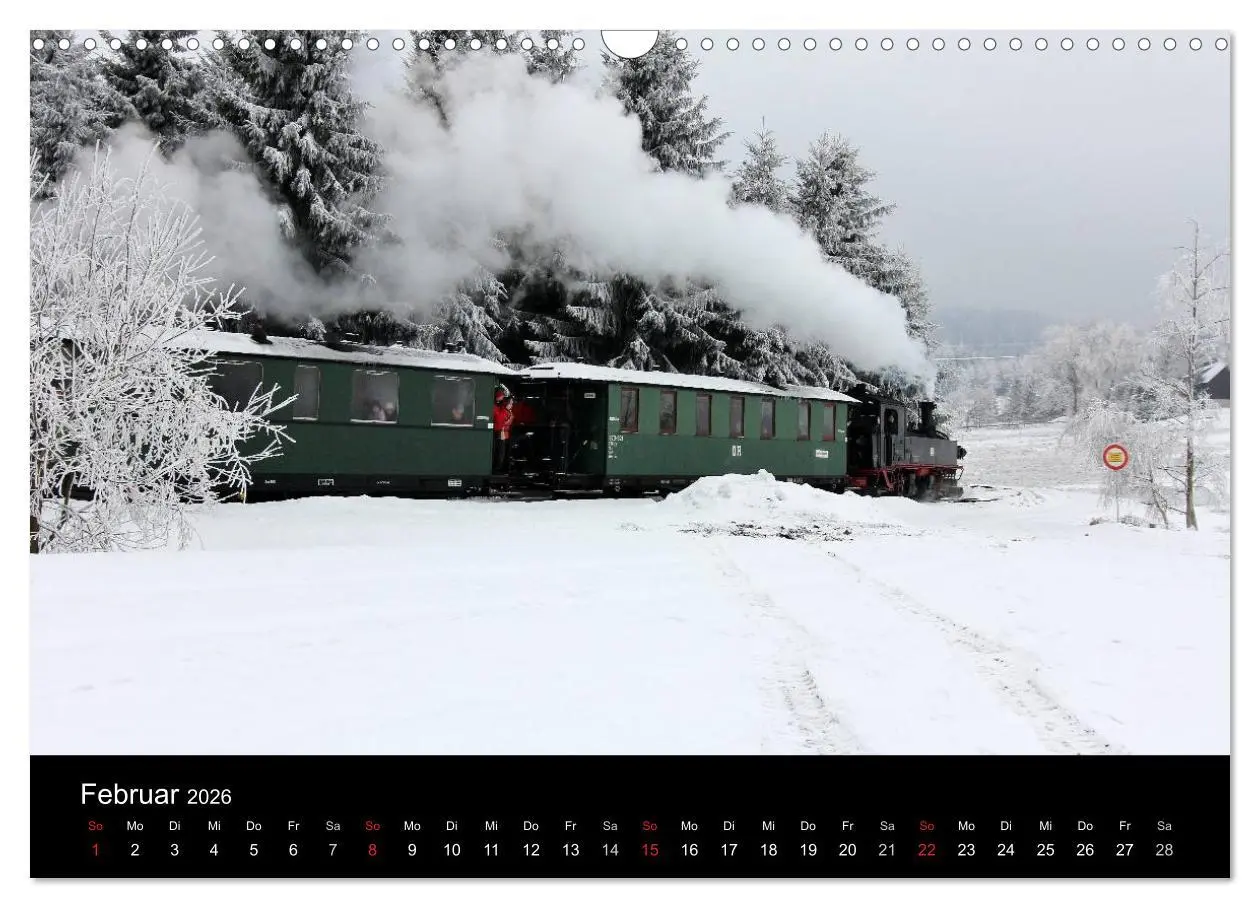 Bild: 9783516203448 | Dampfbahnromantik auf schmaler Spur (Wandkalender 2026 DIN A3...