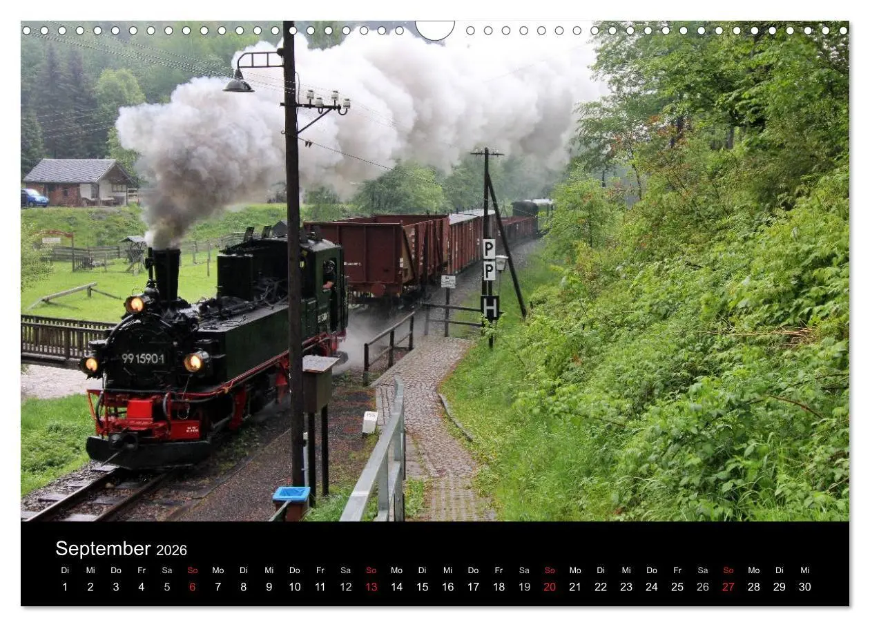 Bild: 9783516203448 | Dampfbahnromantik auf schmaler Spur (Wandkalender 2026 DIN A3...