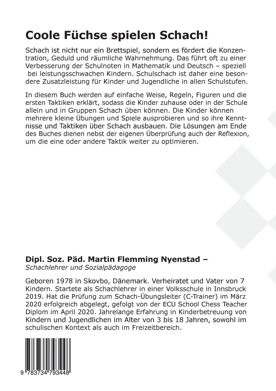 Rückseite: 9783734793448 | Coole Füchse spielen Schach | Martin Nyenstad | Taschenbuch | 96 S.