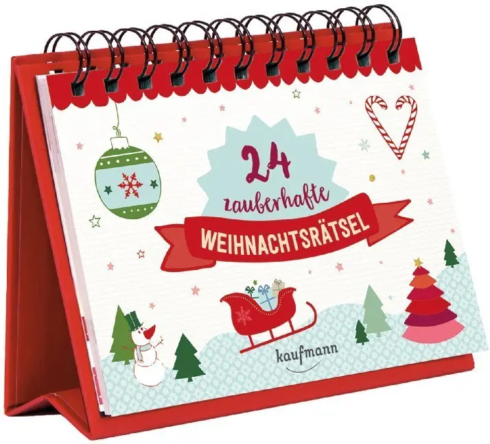 Cover: 9783780613448 | 24 zauberhafte Weihnachtsrätsel | Laura Lamping | Kalender | 48 S.