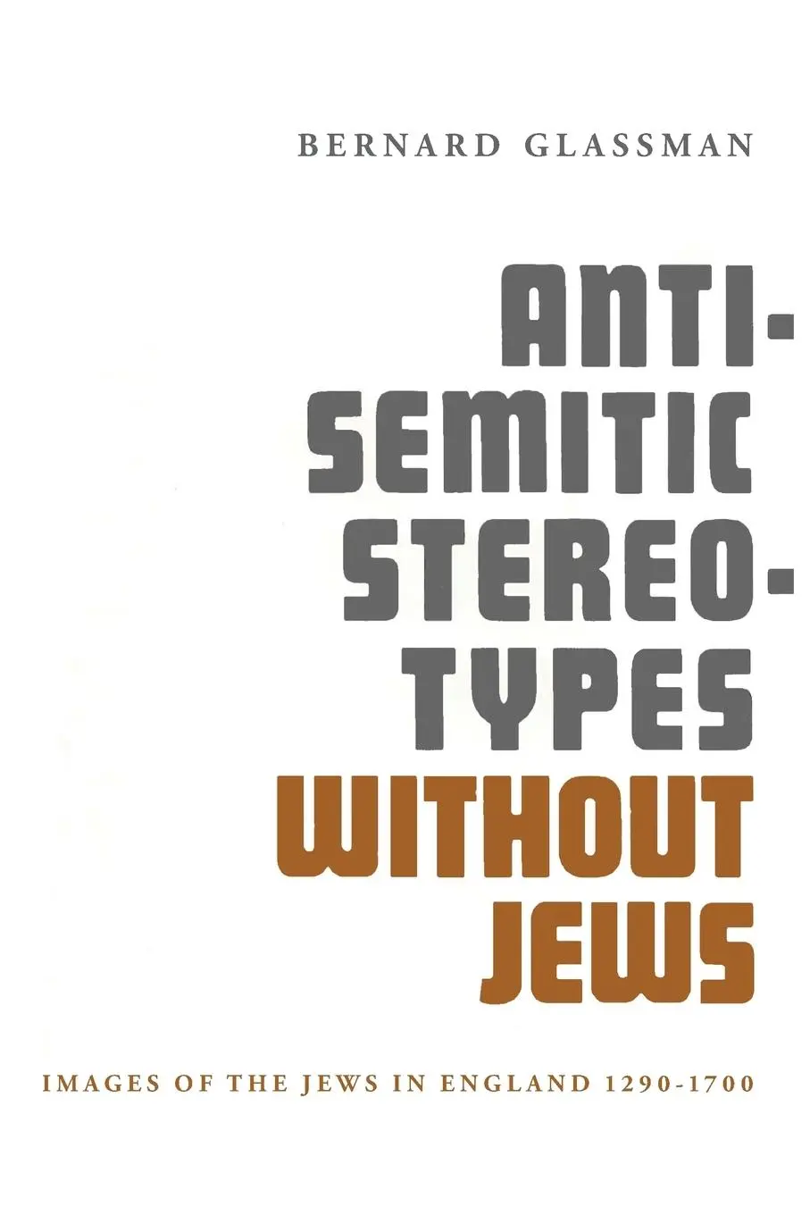 Cover: 9780814343548 | Anti-Semitic Stereotypes Without Jews | Bernard Glassman | Taschenbuch