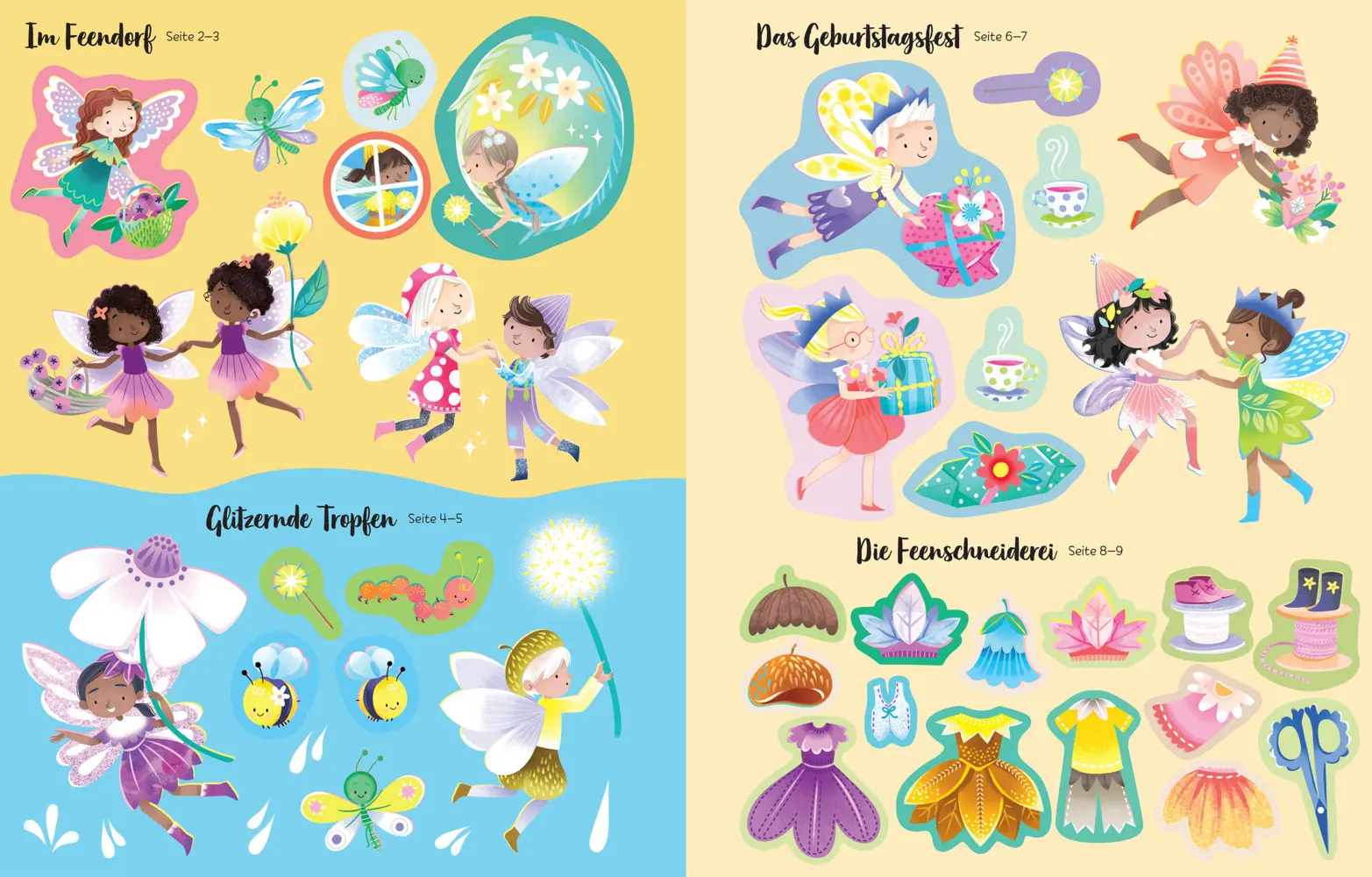 Bild: 9781035703548 | Mein erstes Glitzer-Stickerbuch: Funkelnde Feen | Holly Bathie | Buch