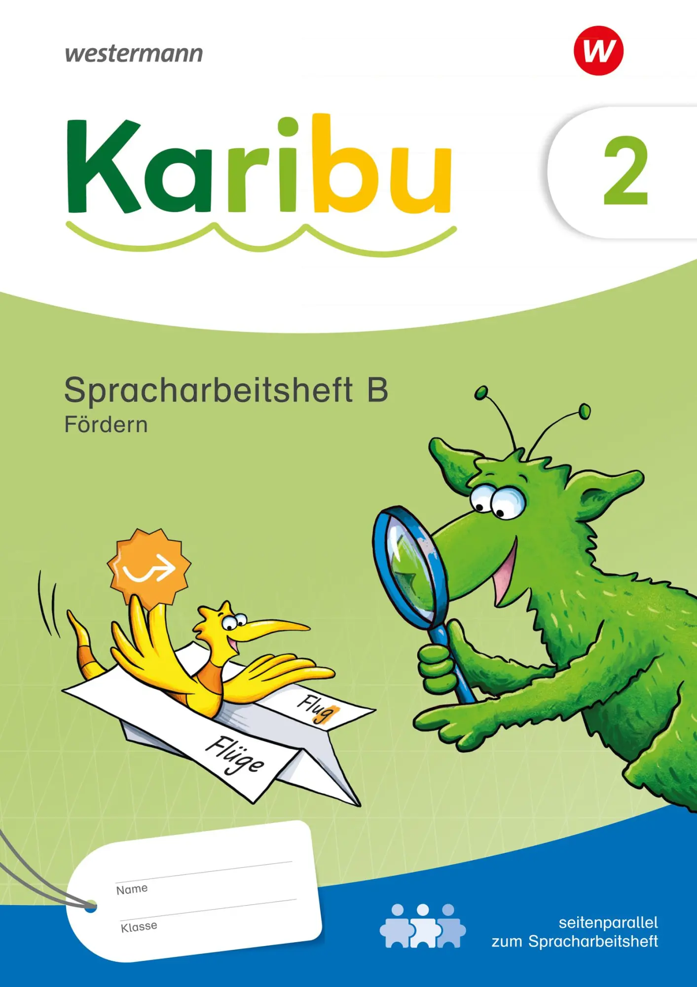 Cover: 9783141293548 | Karibu 2 B. Spracharbeitsheft Fördern | Ausgabe 2024 | Bader | Buch