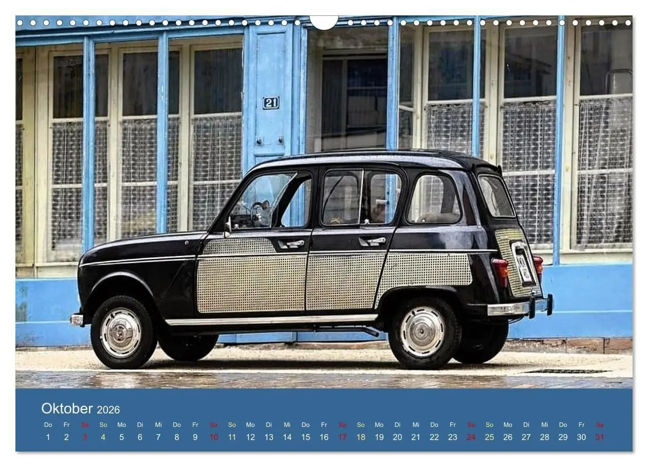 Bild: 9783516673548 | Kultauto aus Frankreich - Renault 4 (Wandkalender 2026 DIN A3...
