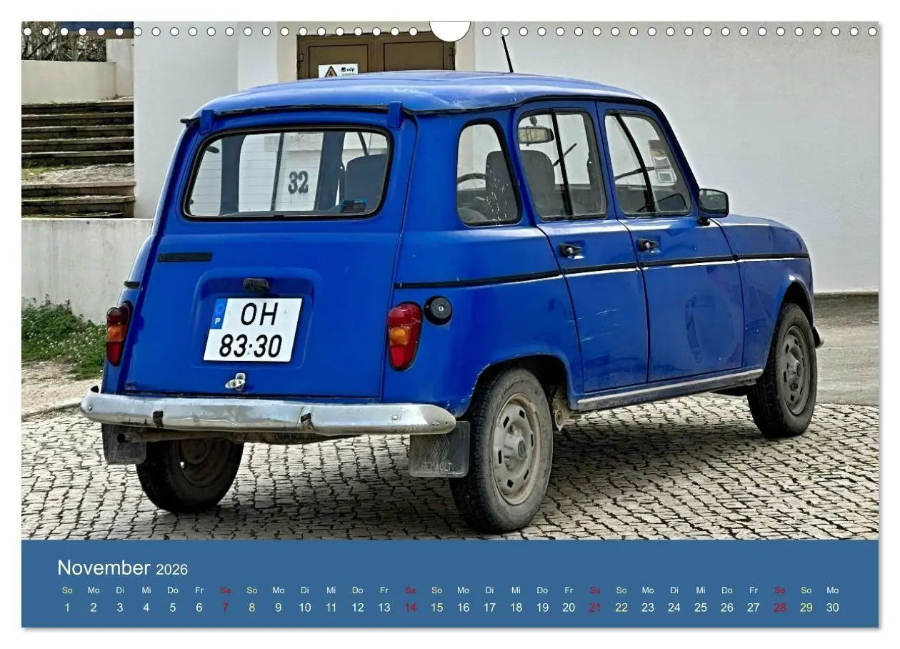 Bild: 9783516673548 | Kultauto aus Frankreich - Renault 4 (Wandkalender 2026 DIN A3...
