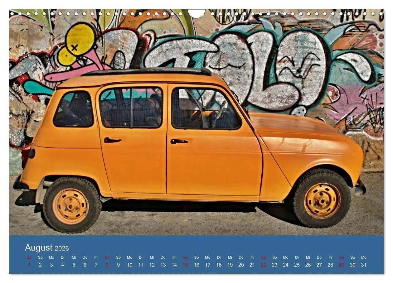 Bild: 9783516673548 | Kultauto aus Frankreich - Renault 4 (Wandkalender 2026 DIN A3...