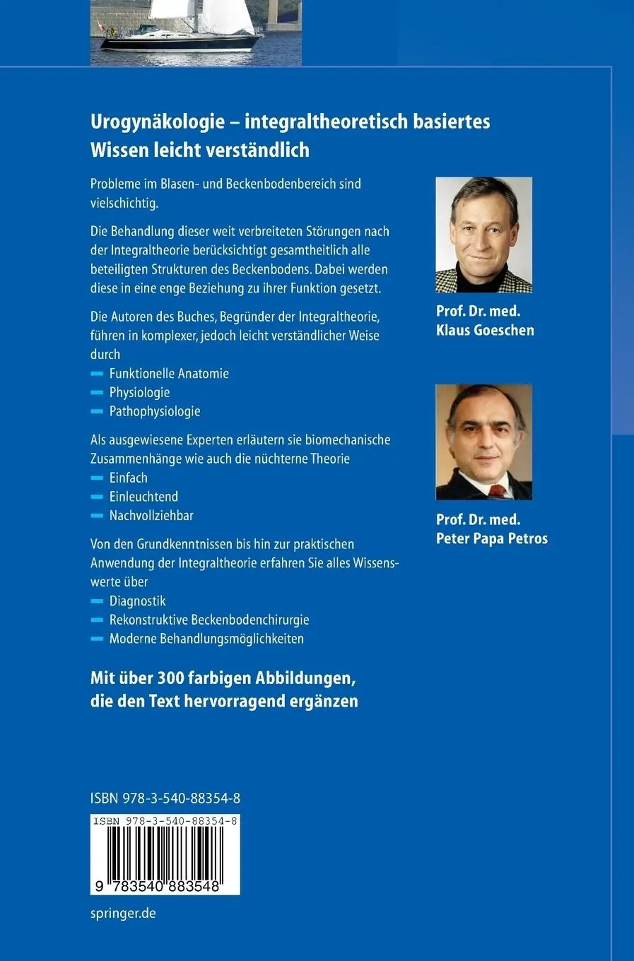 Rückseite: 9783540883548 | Der weibliche Beckenboden | Peter E. Papa Petros (u. a.) | Buch | xii