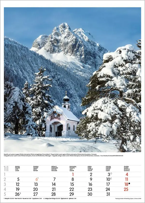 Bild: 9783731883548 | Alpen 2026 | Wandkalender mit Fotos von den Alpen. Format 30 x 42 cm.