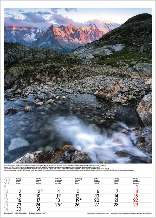 Bild: 9783731883548 | Alpen 2026 | Wandkalender mit Fotos von den Alpen. Format 30 x 42 cm.