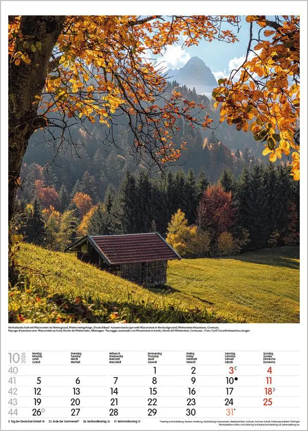 Bild: 9783731883548 | Alpen 2026 | Wandkalender mit Fotos von den Alpen. Format 30 x 42 cm.