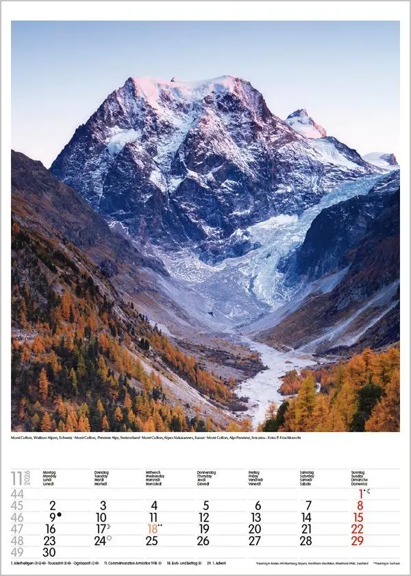 Bild: 9783731883548 | Alpen 2026 | Wandkalender mit Fotos von den Alpen. Format 30 x 42 cm.