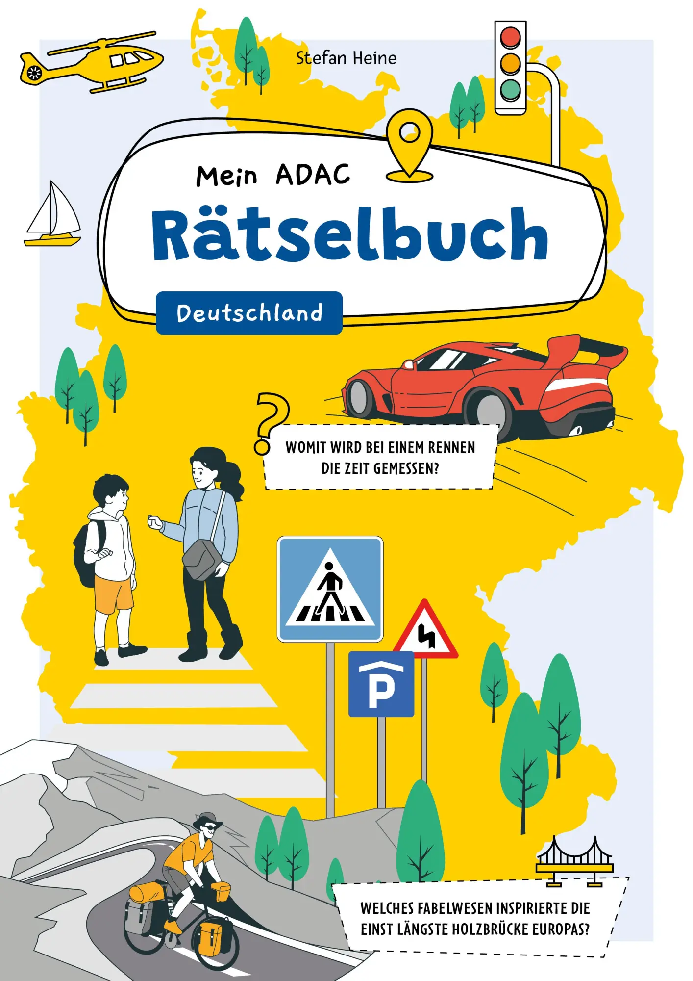 Cover: 9783963473548 | Mein ADAC Rätselbuch - Deutschland | Stefan Heine | Taschenbuch | 2024