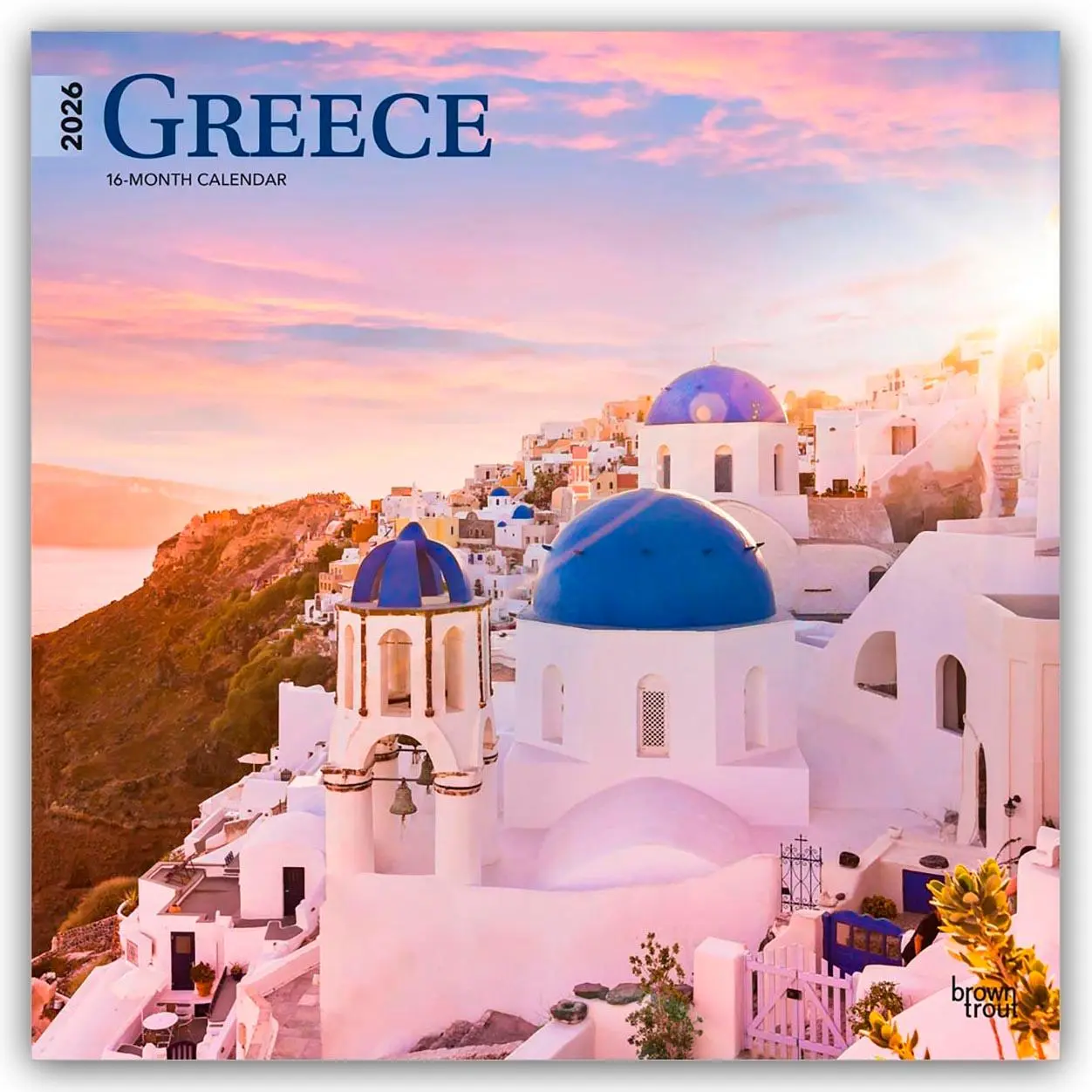 Cover: 9798330703548 | Greece - Griechenland 2026 - 16-Monatskalender | Browntrout Publishers