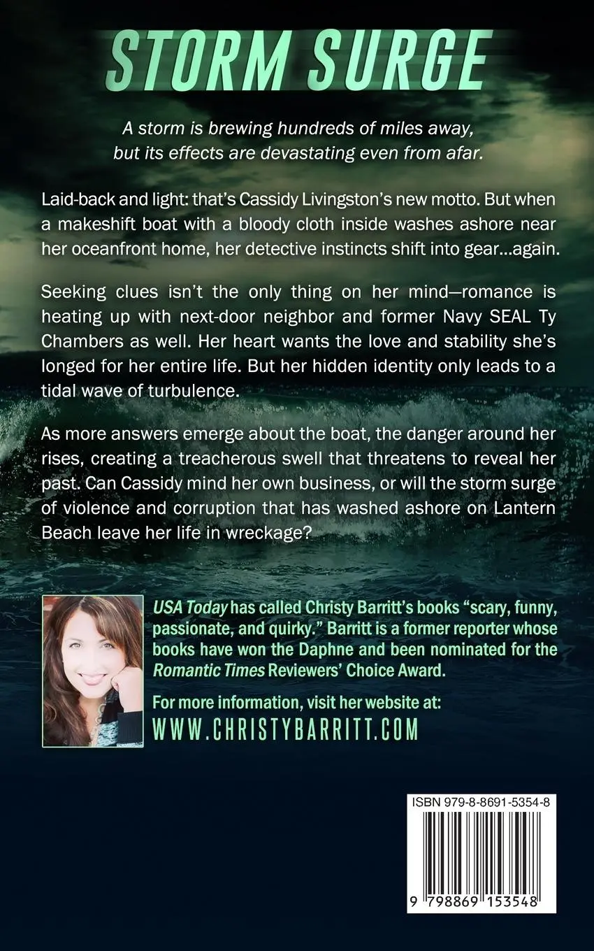Rückseite: 9798869153548 | Storm Surge | Christy Barritt | Taschenbuch | Lantern Beach Mysteries