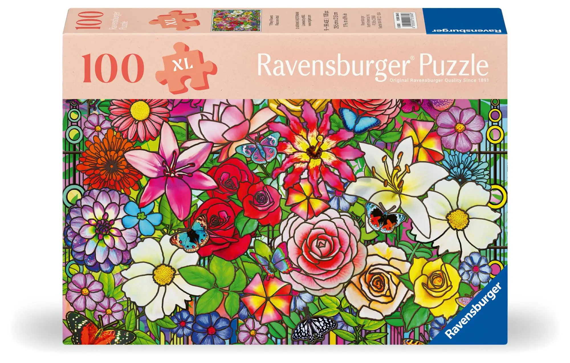 Cover: 4005555013648 | Ravensburger Puzzle 12001364 - Blumenfenster - 100 Teile...