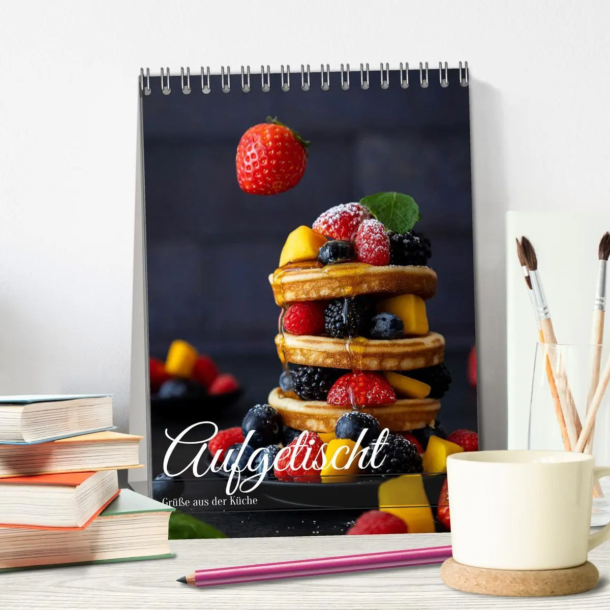 Bild: 9783457263648 | Aufgetischt (Tischkalender 2026 DIN A5 hoch), CALVENDO Monatskalender