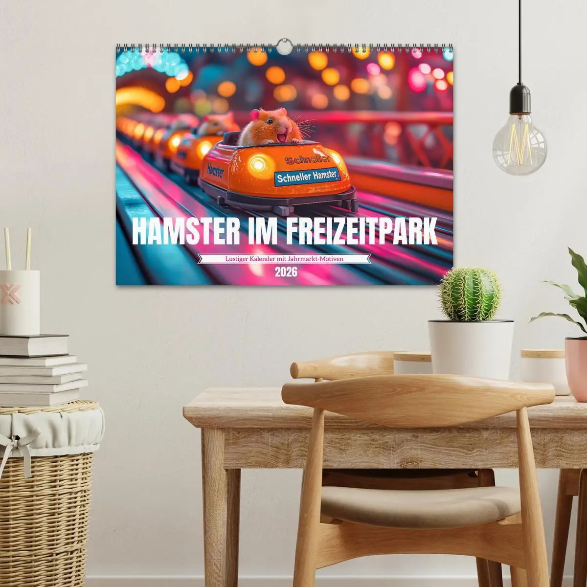 Bild: 9783457333648 | Hamster im Freizeitpark - Lustiger Kalender mit Jahrmarkt-Motiven...