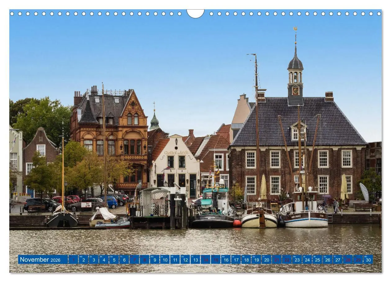 Bild: 9783457883648 | Leer - Das Tor zu Ostfriesland (Wandkalender 2026 DIN A3 quer),...