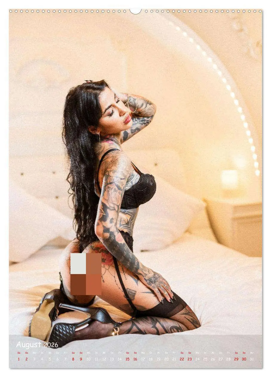Bild: 9783516353648 | Jenny - Erotic Tattoo Girl (hochwertiger Premium Wandkalender 2026...