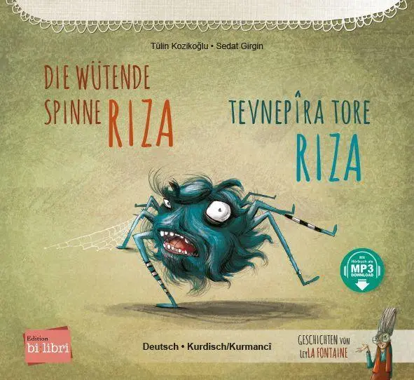 Cover: 9783695003648 | Die wütende Spinne Riza (Deutsch-Kurdisch/Kurmancî) | Tülin Koziko¿lu