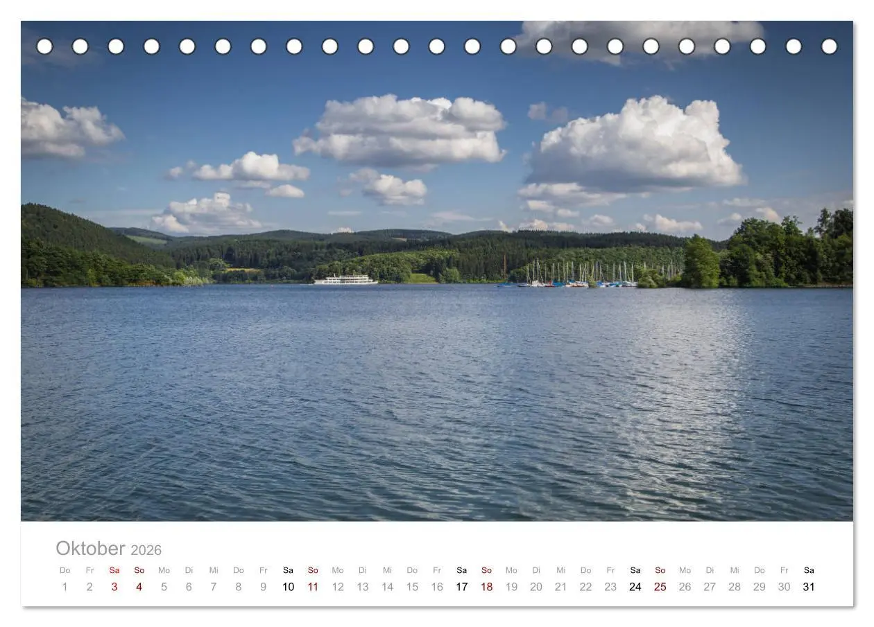 Bild: 9783457873748 | Schönes Sauerland (Tischkalender 2026 DIN A5 quer), CALVENDO...
